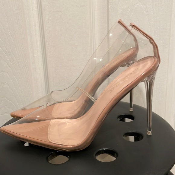 Clear Heels Size 10 - Picture 1 of 10
